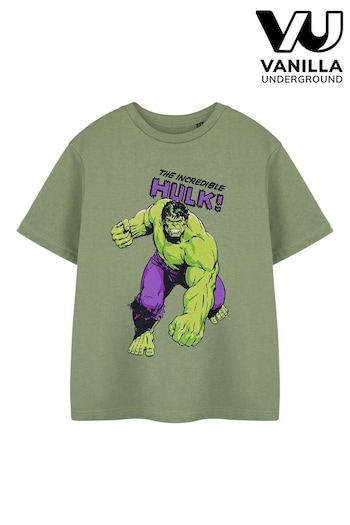 Vanilla Underground Green City Marvel Licensed T-Shirt (E73373) | £14