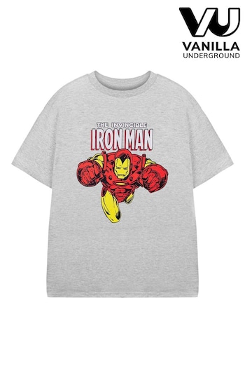 Vanilla Underground Grey Light Boys Thor Marvel Licensed T-Shirt (E73375) | £14
