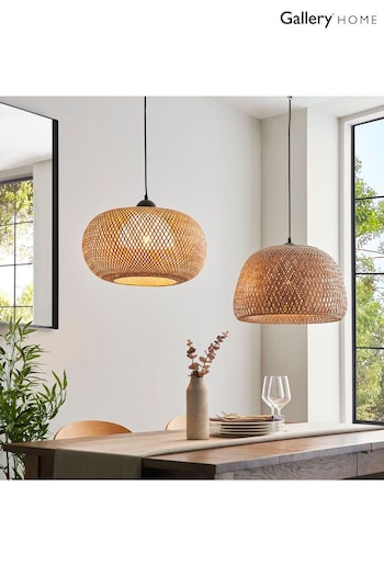 Gallery Home Black Columbus 1 Pendant Ceiling Light (E73731) | £140 - £146