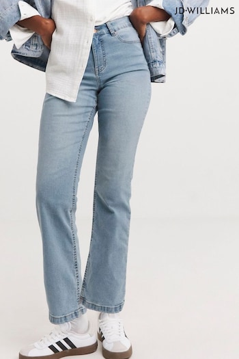 JD Williams Blue 24/7 Straight Leg Denim jeans with (E73821) | £26