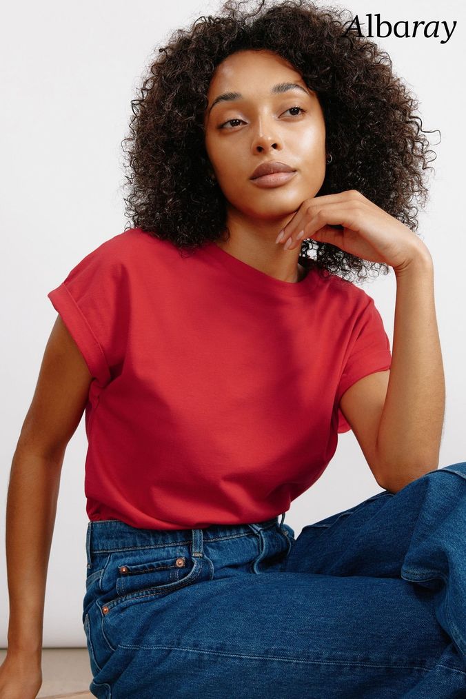 Buy Women s Shirts Red Casual Tops Online Next UK
