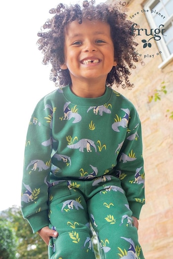 Frugi Green Animal Superb Sweatshirt (E74329) | £0