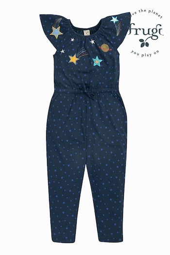 Frugi Blue Stars Lorena Jumpsuit (E74375) | £34 - £36