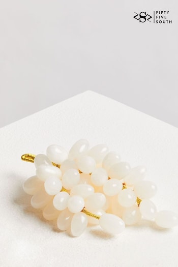 Fifty Five South White Oleena Onyx Decorative Grapes (E74592) | £35