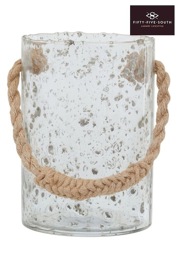 Fifty Five South Brown Kuta Natural Rope Lantern (E74616) | £45 - £55