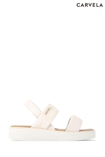 Carvela Cream Trax Shoes (E75679) | £89