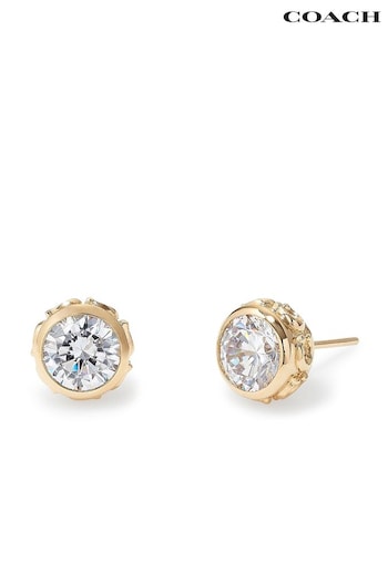 COACH Gold Tone Earrings (E75855) | £40