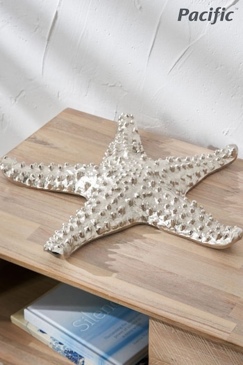 Pacific Silver Metal Starfish Ornament (E76102) | £40