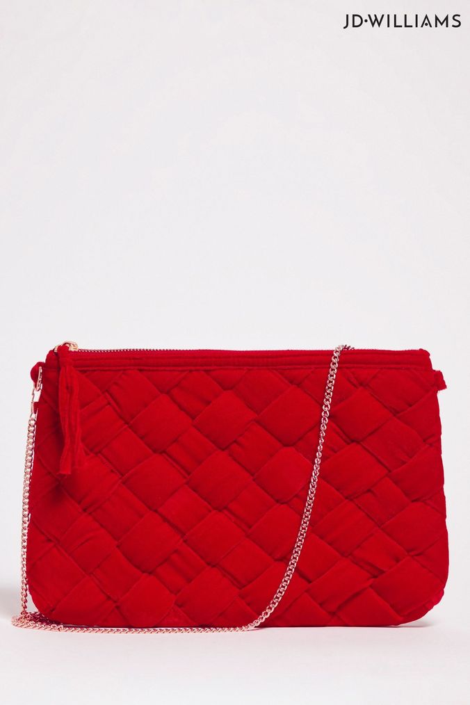Red Clutch Bags Leather Non Leather Bags Next Official Site