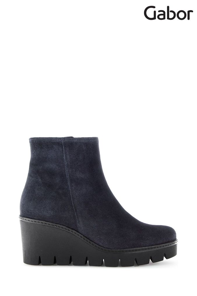 Buy Blue Wedge Boots Online Next UK