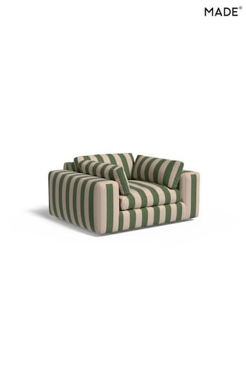 Wide Stripe/Loden Green Alec By Made (E77825) | £999 - £2,975