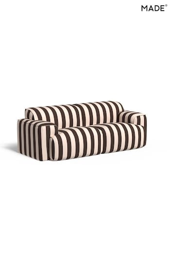 Wide Stripe/Chocolate Brown Avalon By Made (E77872) | £375 - £2,399