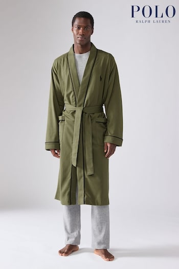 Polo Ralph Lauren Cotton-Blend Jersey Robe (E78042) | £115