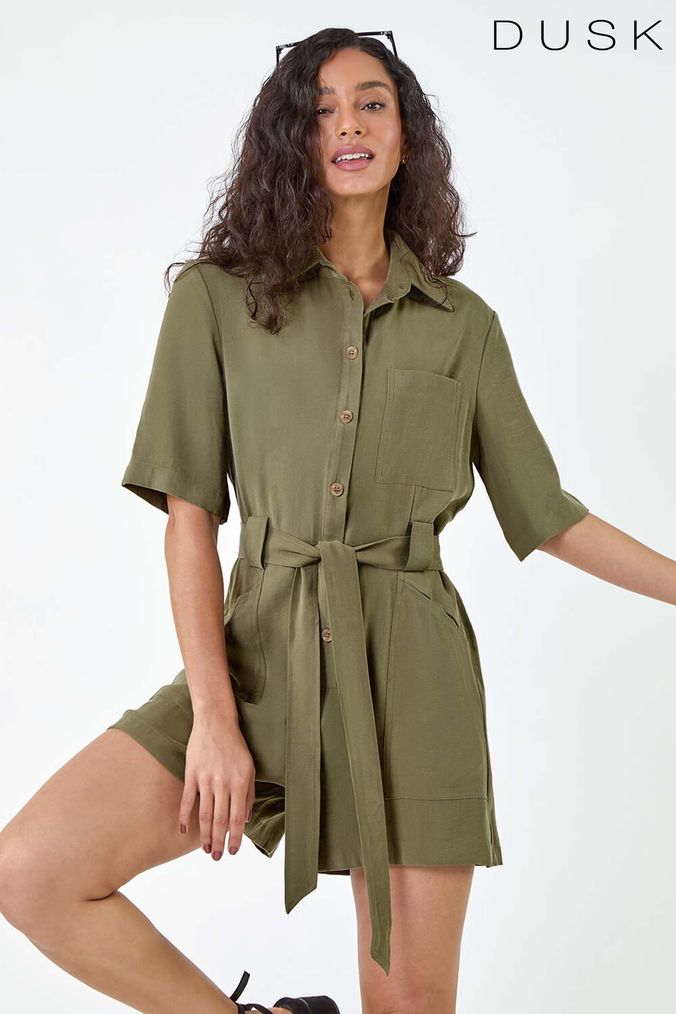 Women s Green Playsuits Emerald Green playsuits Next