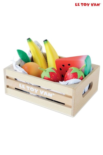 Le Toy Van Smoothie Fruit Wooden Market Crate (E78146) | £20