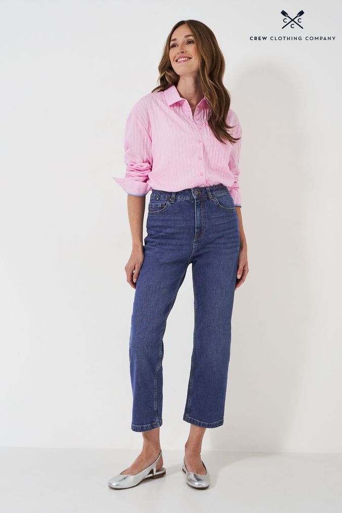 Women s Pink Cropped Jeans Next Official Site