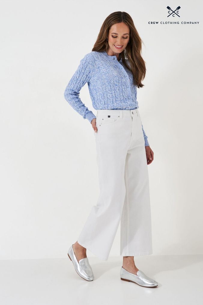 Next white cropped jeans deals