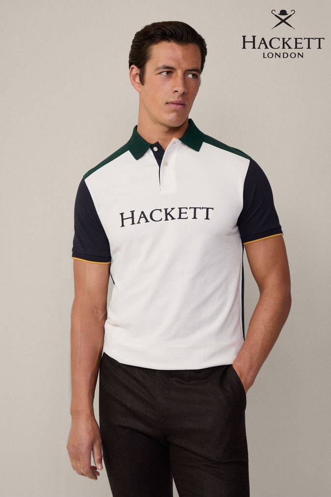 Stone Island Long Sleeve Polo Shirt ArvindShops Buy Men s Hackett Polo Shirts Regular Single Tops Online