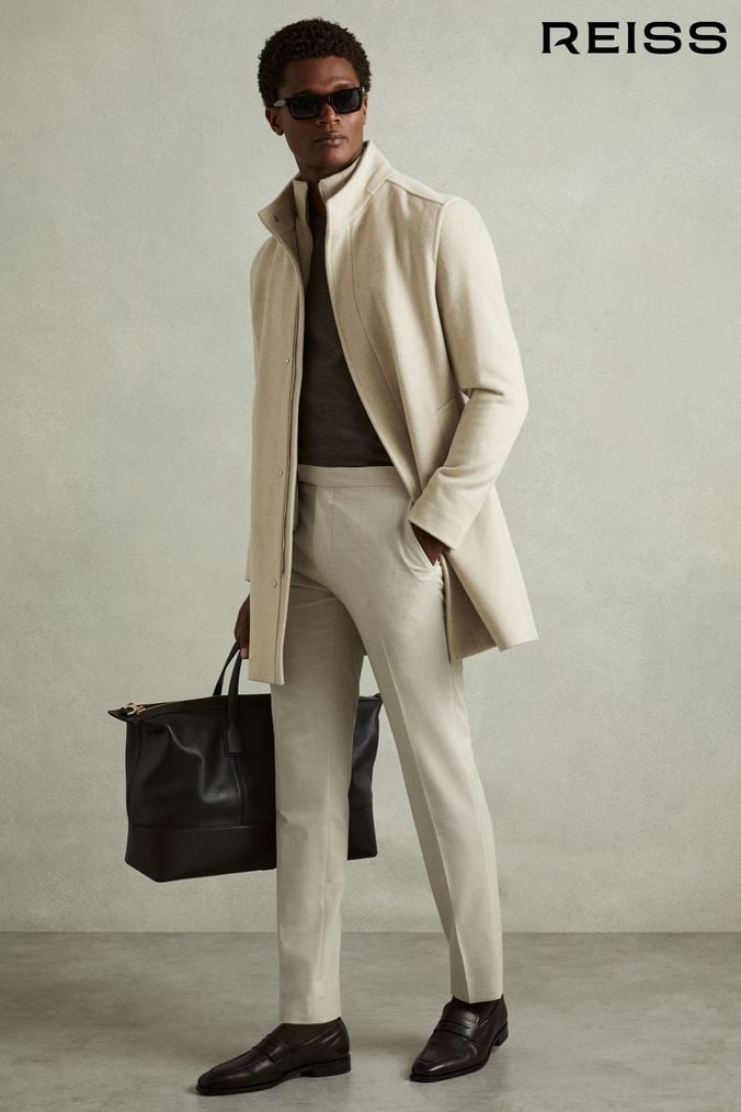 Mens oatmeal coat new arrivals