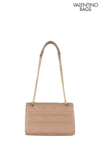 Valentino Bags Cream Medium Ada Quilted Flap Bag (E79834) | £135