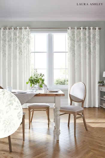 Laura Ashley Natural Lockwood Made to Measure Curtains (E80852) | £91