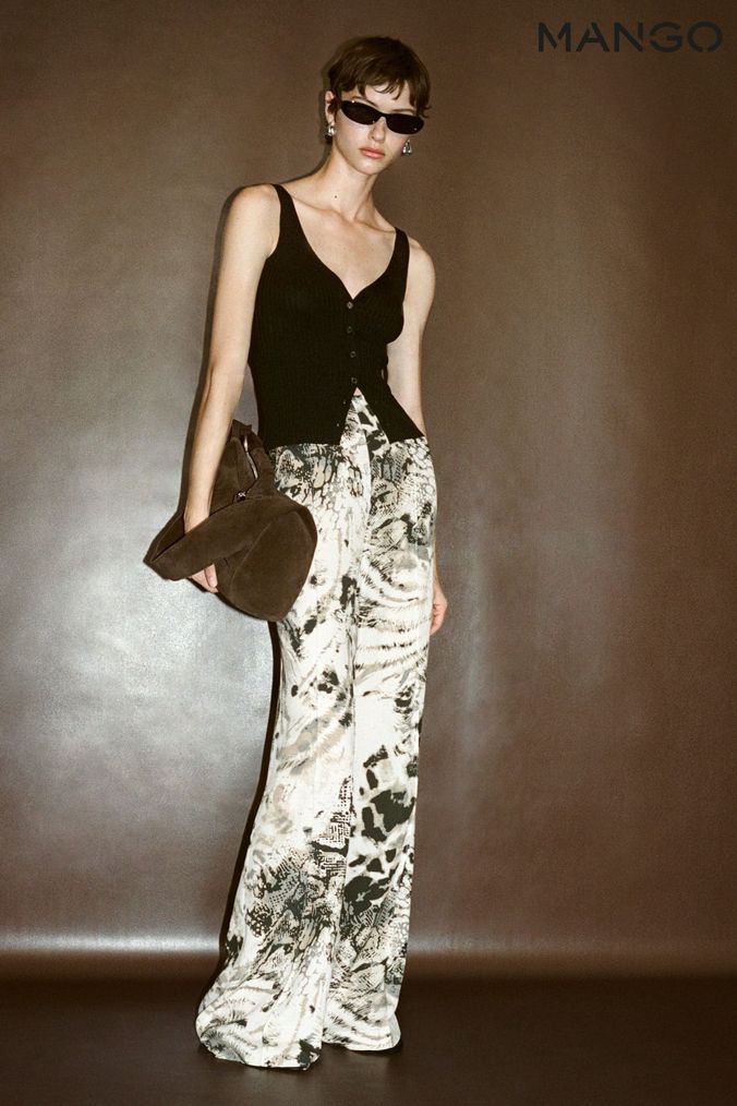Buy Women s Mango Cream Trousers Online Next UK