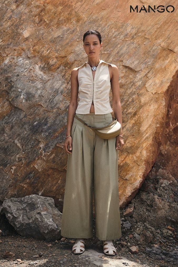 Buy Women s Mango Casual Trousers Online Next UK