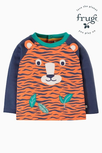 Frugi harga Tiger Raglan Top (E81617) | £24 - £26