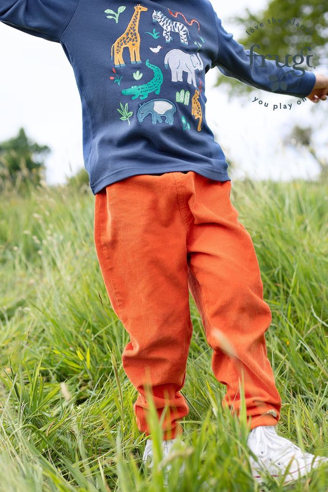 Orange joggers kids deals