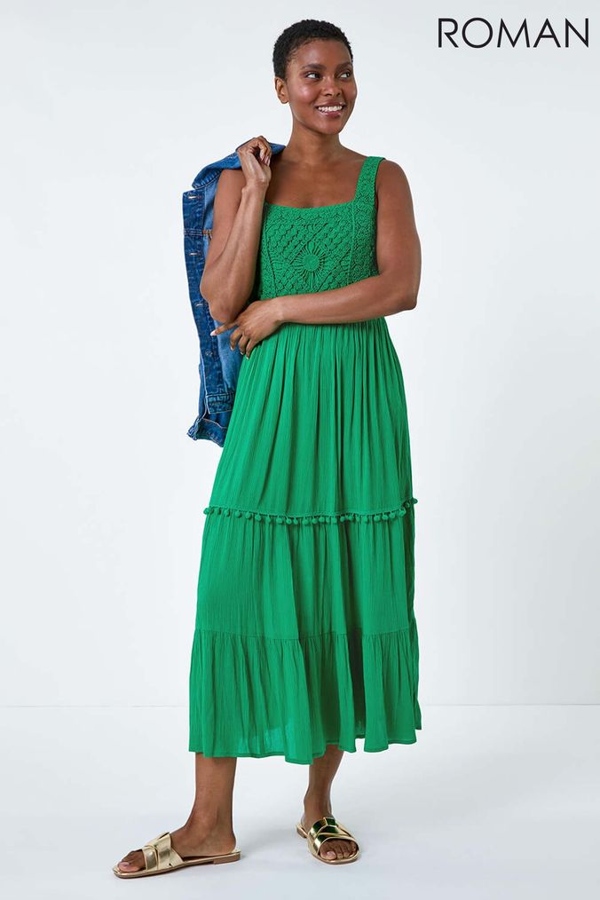 Buy Women s Roman Midi Summer Dress Dresses Online Next UK