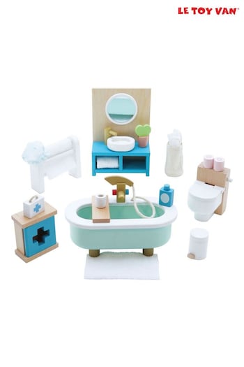 Le Toy Van Wooden Dolls House Bathroom Furniture (E82172) | £27