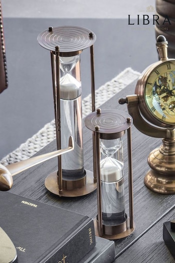 Libra Interiors Brass Columbia Antique Brass Sand Timer (E82712) | £49 - £55