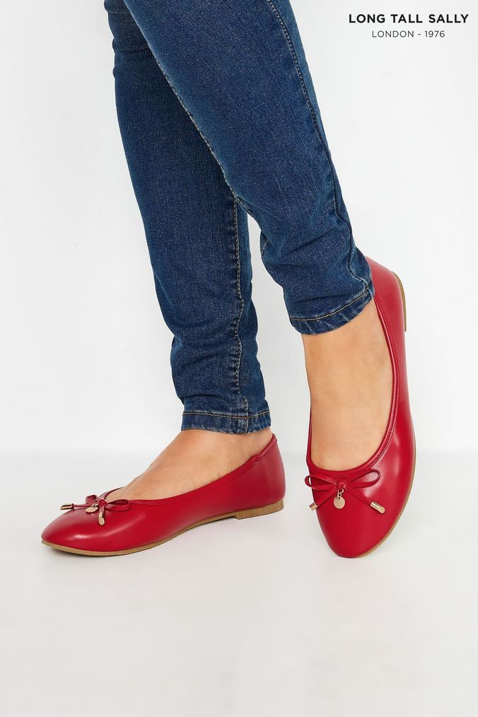 Next red flat shoes 2025