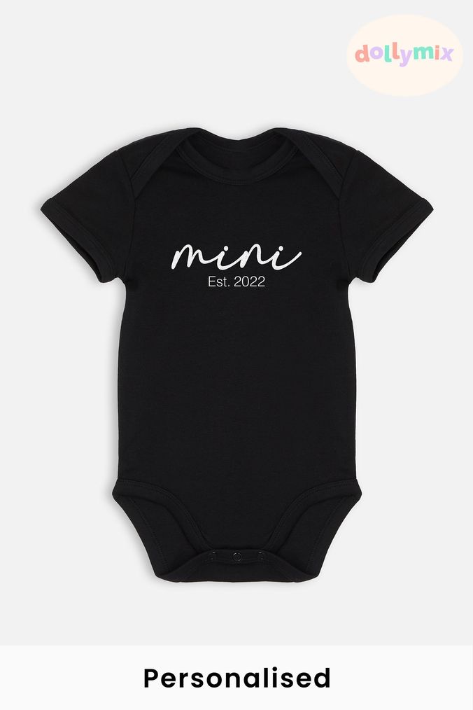 Baby boy black onesie 2025