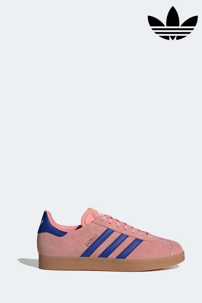 Buy Men s Pink Adidas Originals Gazelle Casual Online Next UK