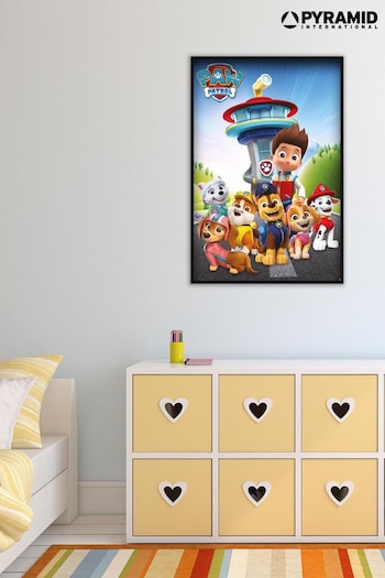 Pyramid International Blue Paw Patrol Ready For Action Framed Maxi Poster (E83405) | £30