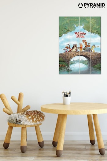 Pyramid International Green Winnie The Pooh Wooden Wall Art (E83438) | £30