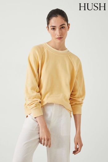 Hush Yellow Kara Lightweight Sweatshirt (E83888) | £55