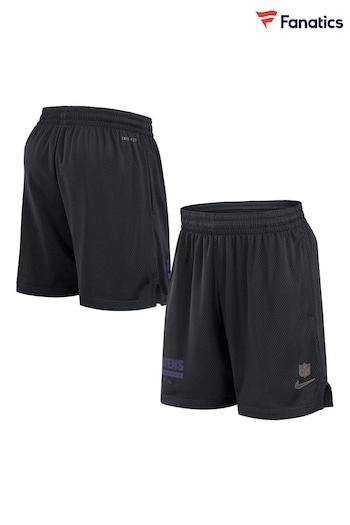 Fanatics Black NFL Baltimore Ravens Dri-Fit Mesh Shorts (E84334) | £48