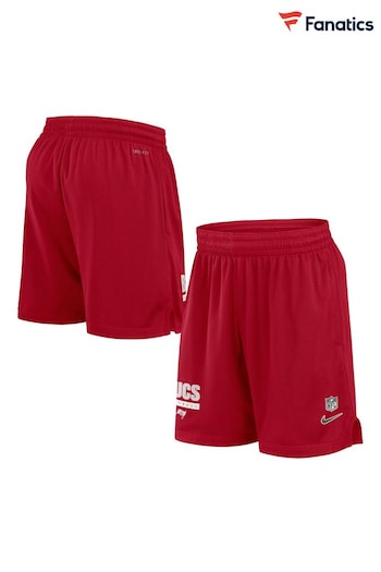 Fanatics Red NFL Tampa Bay Buccaneers Dri-Fit Mesh Shorts (E84403) | £48