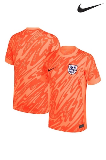 Nike Orange England Stadium 2024 Goalkeeper Shirt (E84564) | £85