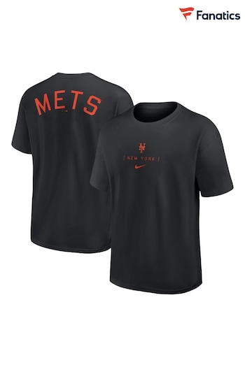 Fanatics MLB New York Mets Max 90 Arch Fashion Black T-Shirt (E84614) | £45
