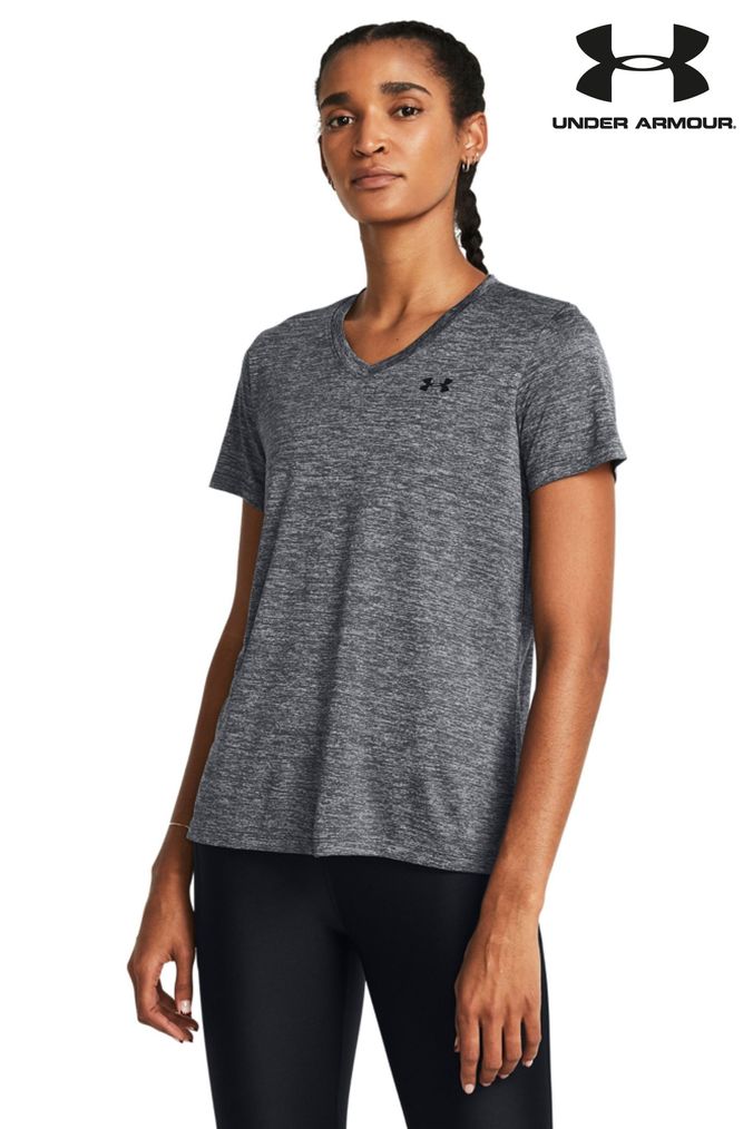 Buy Women s 20 Grey Under Armour Sportswear Print Tops Online Armour Links Shorts Womens EiprShops