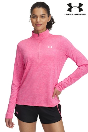 Under Armour Pink Tech 1/2 Zip Twist (E85270) | £40