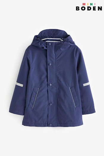 Boden Blue Waterproof Fisherman's 100% Cotton Jacket (E85519) | £45 - £49