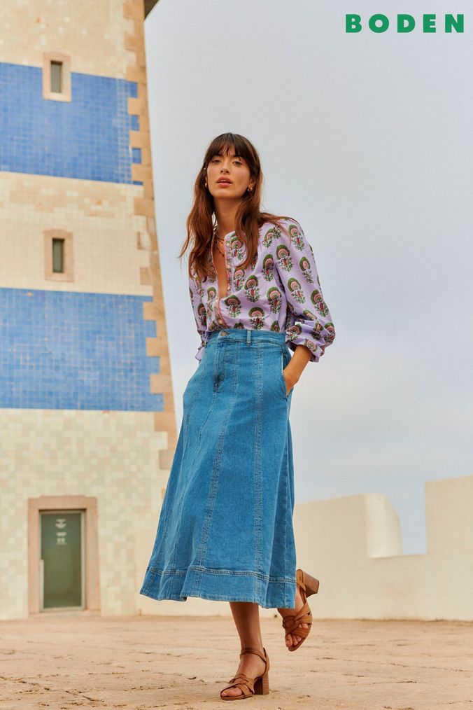 Jean skirt 2018 clearance
