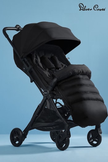 Silver Cross Space Jet 5 Compact Pushchair and Footmuff Bundle (E85738) | £420