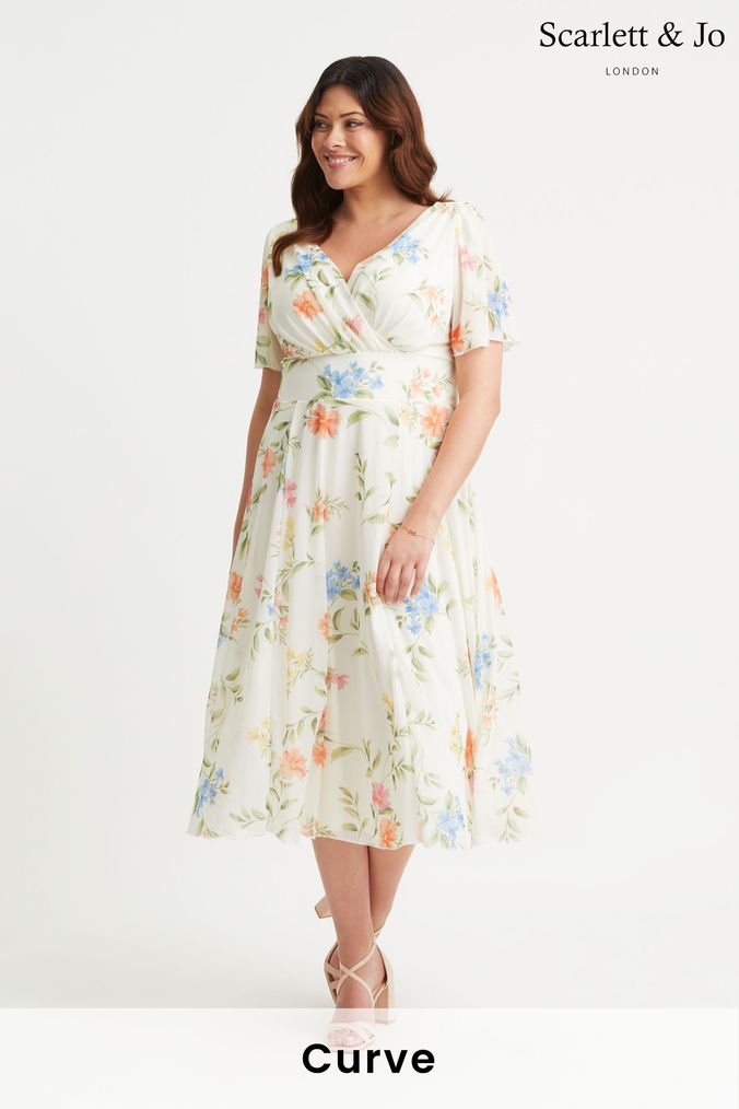 Scarlett and jo floral dress deals