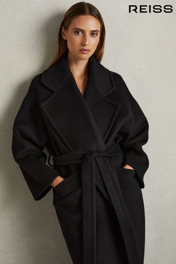 Women s Woolen Blend Coats Jackets Next Official Site