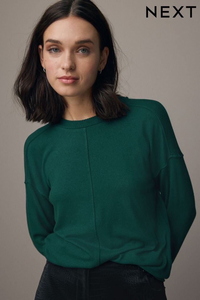 Buy Women s Jumpers Green Knitwear Online Next UK